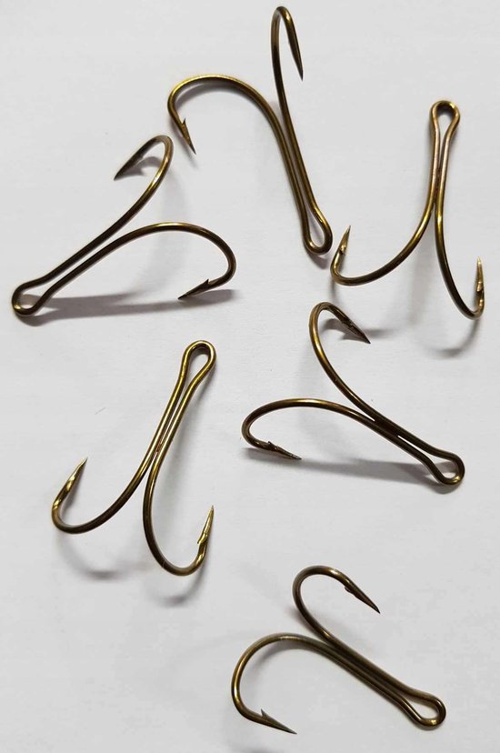Mustad Classic Sport Dubbele Ankerhaak Maat 1 Brons van Mustad