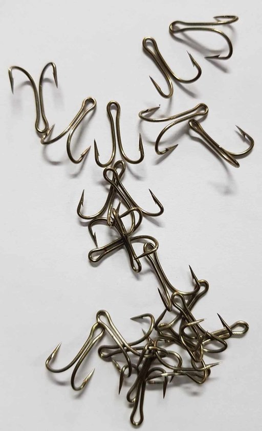 Mustad Classic Sport Dubbele Ankerhaak Maat 8 Brons (25 stuks) van Mustad