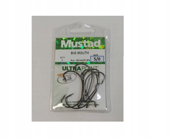 Mustad Grote Mondhaken 5/0 - 5 st van Mustad