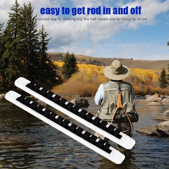 Muurbeugel lichte houder voor hengel - PVC hengel plafondmontage garage rack organizer . van Yangoutool