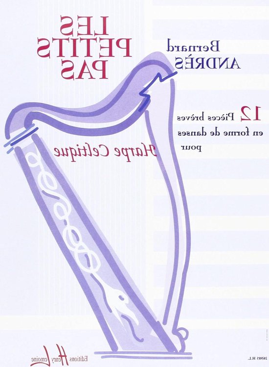 Muziekboek - Harp Lesboek - Muziek Leren - Franstalige Noten - 110 g - Niet gespecificeerd van Merkloos