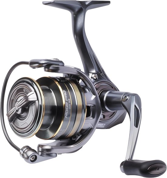 MX2 Pro Spinning Reel, Zoetwater visser Snoekbaars Snoekbaars, Aluminium Spoel, Robuust Ambidexter 4000 Reel Maat 5.2:1 Versnelling Verhouding