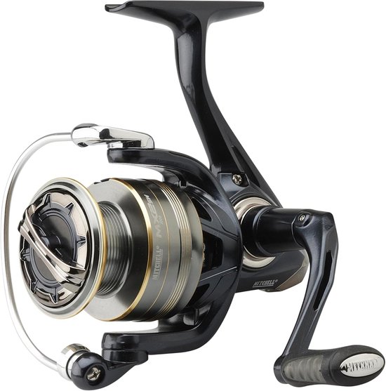 MX2SW Spinning Reel, Visreel, Zee - Inshore/Nearshore Vissen, de ideale zeevisreel voor een breed scala aan toepassingen, Corrosiebestendig ontwerp, Unisex, Zilver en Goud