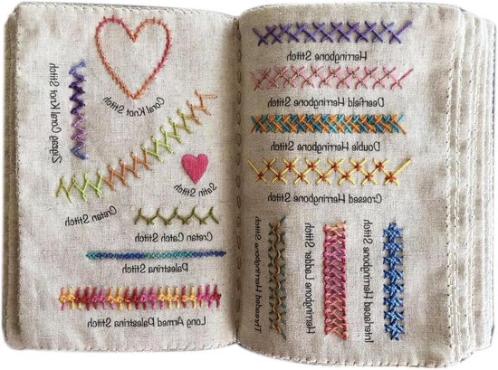 Naaiboek Borduurboek - Handwerk Gids - Woondecoratie Maken - Losbladig Ontwerp - 1 Stuk - Niet gespecificeerd