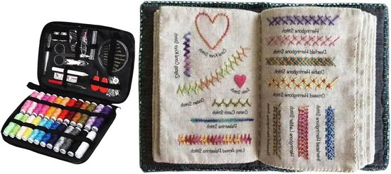 Naaiboek Borduursteken - Handleiding Decoratie - Creatief Leren - Geïllustreerde Instructies - 20.5 x 15.5 cm - Niet gespecificeerd