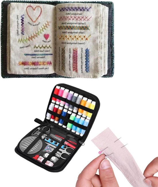 Naaiboeken voor beginners - creatieve naaiset, eenvoudig te leren met stapsgewijze instructies - boek leren naaien en borduren - voor het gezin