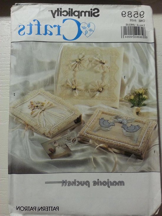 Naaipatroon Boekomslag - Applique Patroon - Boeken Versieren - Voor Elk Formaat - 8 Stijlen - Meerdere Kleuren