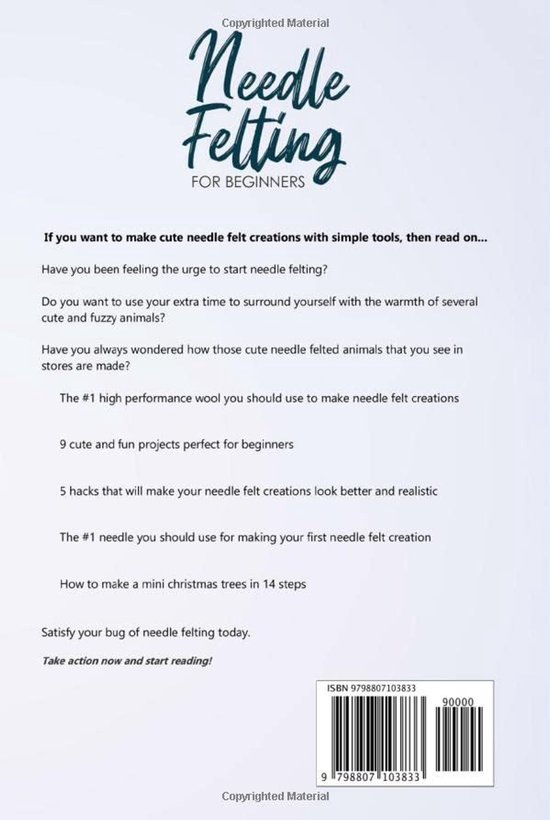 Naaldvilten voor Beginners: Maak Schattige Viltcreaties met Eenvoudige Hulpmiddelen van Hobbyfun