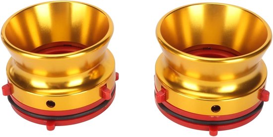 Nab Hub Adapters voor 10 Inch Reel to Reel Tape - Universele Polished Aluminium Accessoires voor Tape Recorders, Compatibel met Studer, ReVox, Akai en Teac