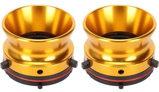 NAB Naafadapters - Aluminiumlegering Universeel Laadapparaat - Studer Akai Teac - 10 Inch - Reel to Reel Taperecorders - Goud