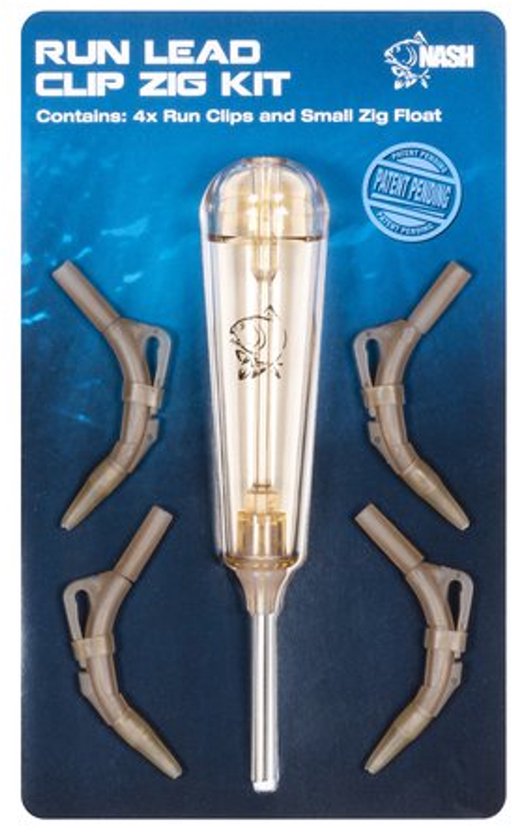 Nash Run Lead Clip Zig Kit van Merkloos