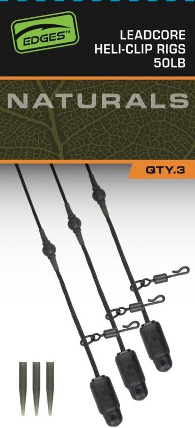 Naturals Heli-Clip Rigs Submerge Fox