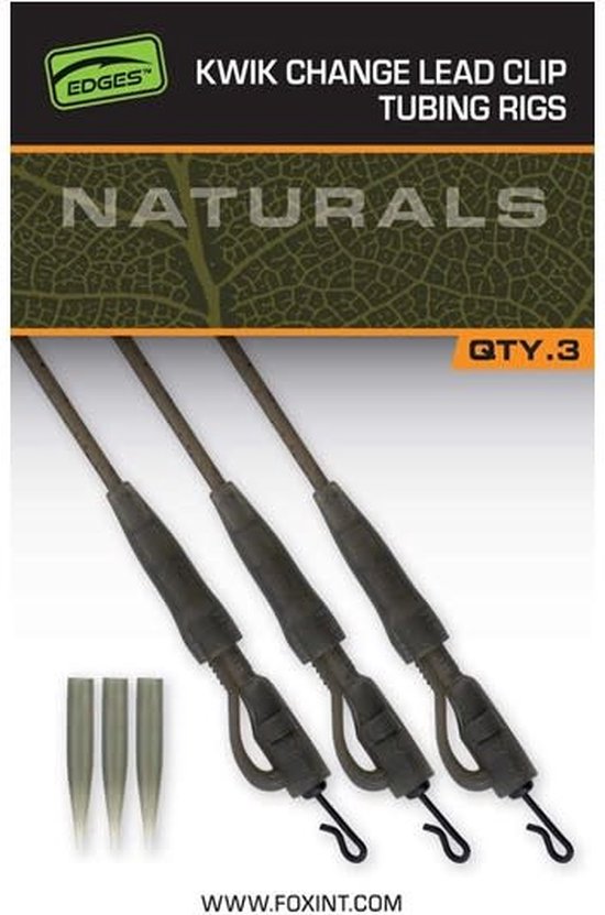 Naturals Kwik Change Lead Clip Tubing Rigs Fox van N/A