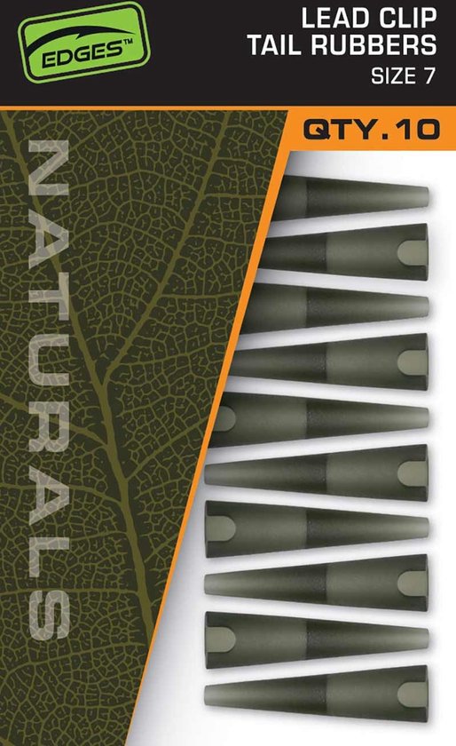 Naturals Size 7 Lead Clip Tail Rubbers Fox van N/A