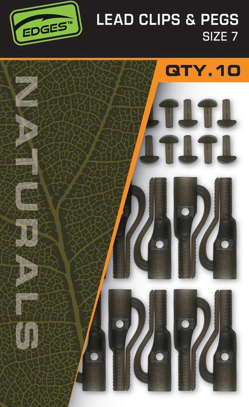 Naturals Size 7 Lead Clips & Pegs Fox van N/A