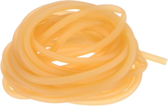 Natuurlijke latex rubber slang, 2mm ID x 4mm OD, 3 meter lengte, elastische buis voor thuis, laboratorium en sportgebruik