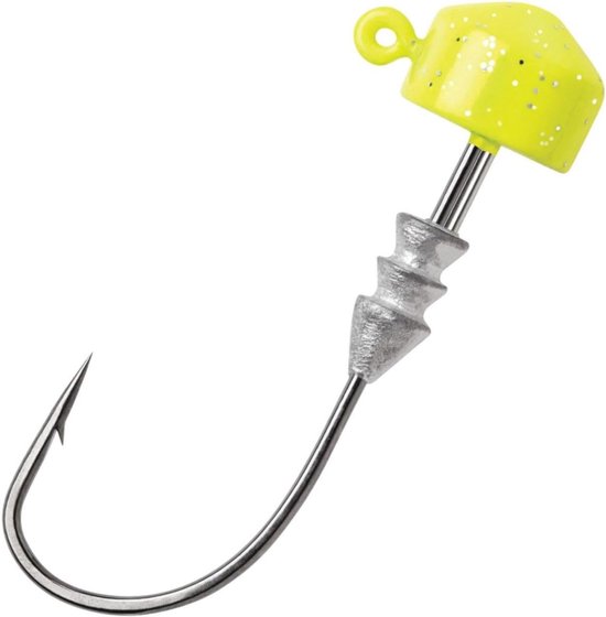 Ned rig jig 5.3g - H.No.1/0 - chartreuse - ideaal voor snoekvissen - m-winkel