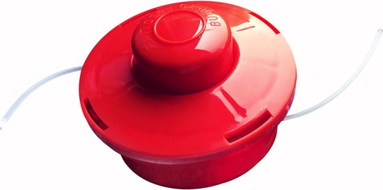 Nemaxx draadspoel met automatisch indrukken dubbele draadkop draadkop maaikop nylon snoerrol grasmaaier toebehoren reservespoel voor benzine bosmaaier 1 Stuk rood van Nemaxx