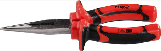 NEO Serie - Rechte Elektrische Tang - 160 mm - CrV Staal - Ergonomische Handgreep van Merkloos