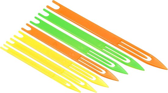 Netting Needle Shuttlecocks 7 Pack - Plastic Fishing Net Repair Tool - Grootte 1# 2# 3# 4# 5# 6# 7# - Vissen en Herstellen