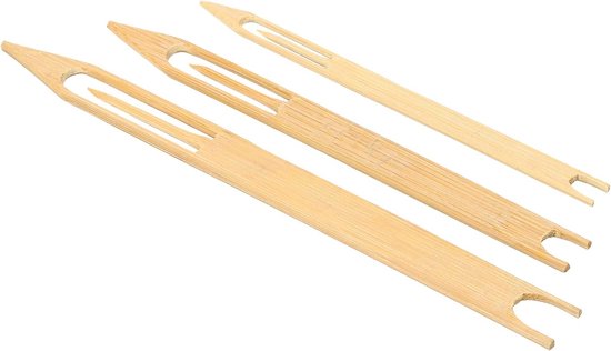 Netting Needle Shuttles Kit - Bamboo Fishing Net Repair Line - Restoring Tool - Size 1# 3# 5# van Quesuc
