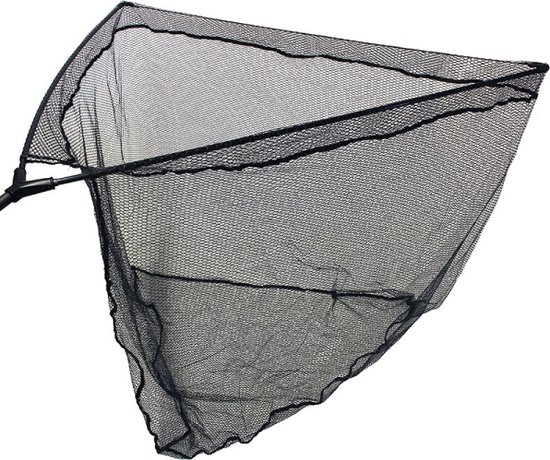 NGT 42 Black Specimen Rubber Net incl. Metal 'V' Block en stink Bag | Schepnet van NGT