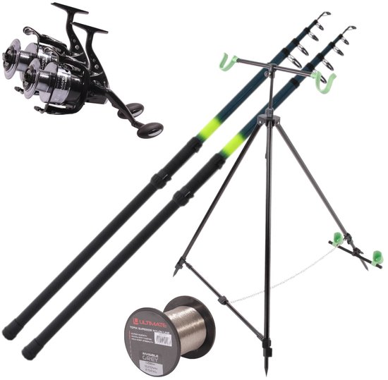 NGT Beachcaster Set Deluxe 3.66m (100-200g) - Visspullen