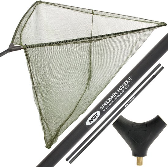 NGT Deluxe Stalker 42 Karpernet met Carbon Arms | Schepnet van Merkloos