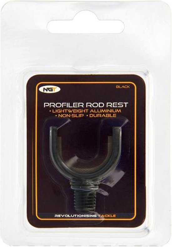 NGT Profiler Rod Rests Black Achtersteun - 25mm - Zwart
