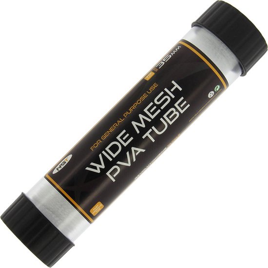 NGT Wide Tube - 7m x 35mm PVA Mesh incl. Plunger - Pva van Merkloos