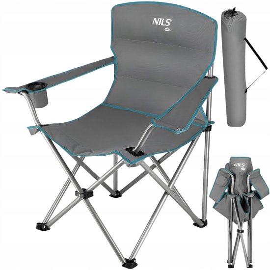 Nils Camp NC3079 Campingstoel - Opvouwbaar, comfortabel en robuust