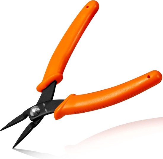 Nose Pliers - Special Pointed Tweezers - 1mm Diameter Tip - Mini Needle - Chain Nose Pliers - Flat Smooth Jaw - Precision Jewelry Making Tool - Gereedschap voor Sieradenmaken van Merkloos