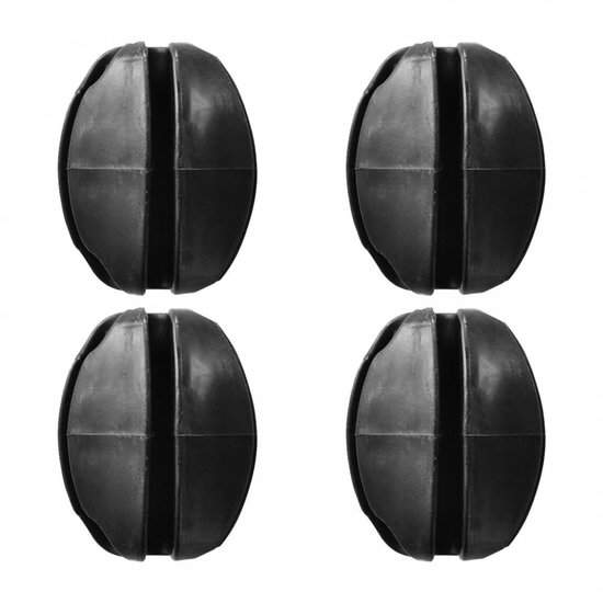 NTH products- Hengelwrap 4 Stuks - Siliconen Hengel Wrap - Opslag Bescherming - Vissen Accessoires - Slijtvast en Duurzaam - Lichtgewicht en Herbruikbaar - Hengelbescherming