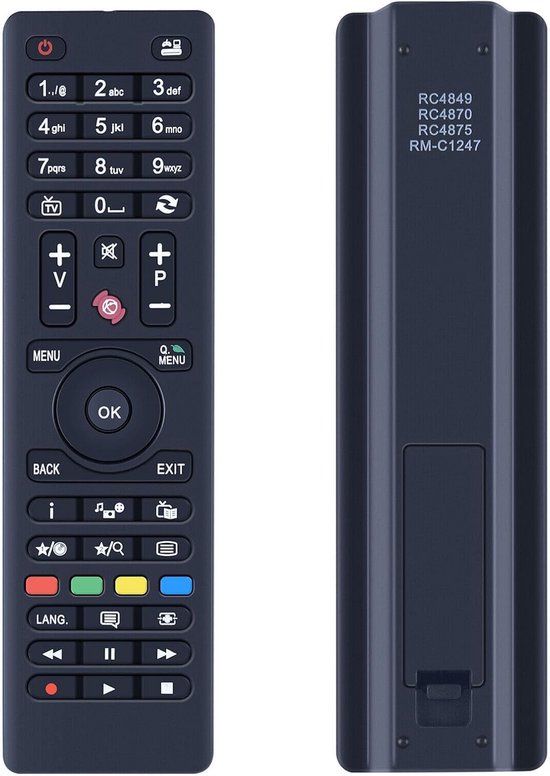 Nue RM-C3182 Replacement Remote Control Suitable for JVC LT-32VH3905 LT-32VH4355 LT-32VH4455 LT-40V4200 LT-40VF43A - ShopVlot