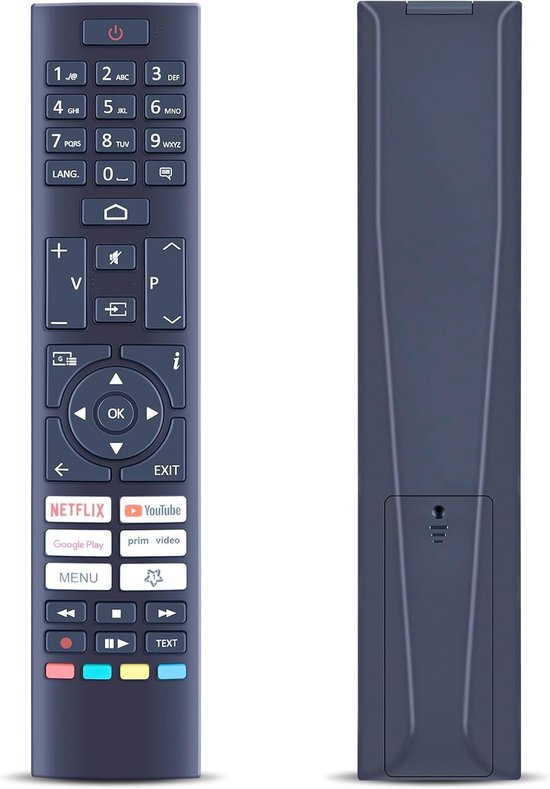 Nue Vervangende afstandsbediening compatibel met JVC Android Smart TV LT-24VAH3455 LT-32VAF3255 LT-32VAH3355 - ShopVlot