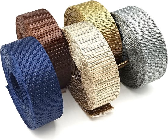 Nylon Band - Handvat Band - Tassen Maken - Hoge Sterkte - 10 Meter - Bruin