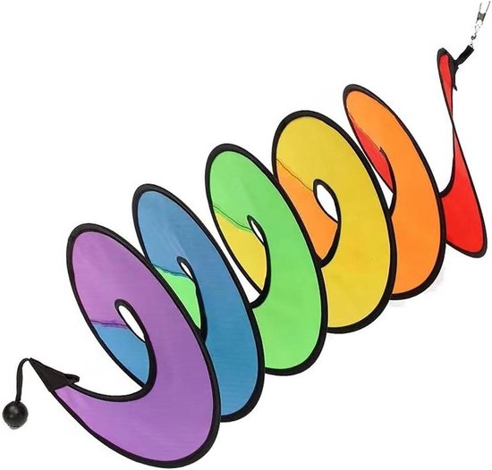 Nylon Rainbow Wind Spinner - Colorful Garden Decoration for Outdoor Spaces van Merkloos