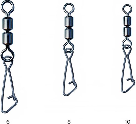 Nytro NTR Double Feeder Swivel with Hooked Snap - Maat : 10 van Nytro