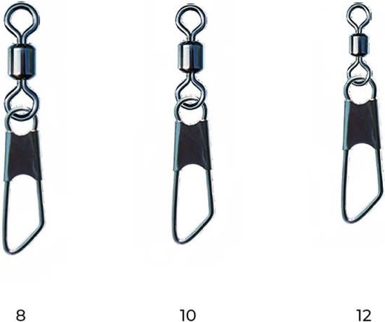 Nytro NTR Feeder Swivel with Safety Snap - Maat : 8 van Merkloos