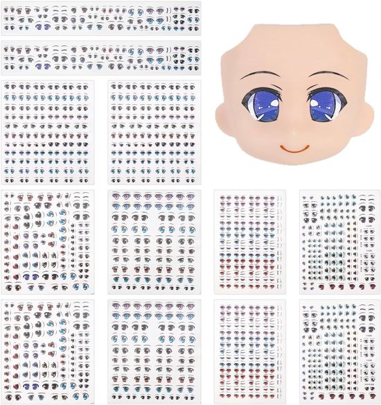 Ogen cartoon ogen grappige ogen accessoires en versieringen voor het maken van poppen.