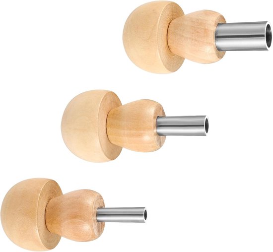 Ogen Gereedschap, 3 Maten Pop Maken Oog en Sluitringen Inbrenggereedschap Gehaakte Ogen Hulpgereedschap voor Amigurumi Gevulde Poppenogen Installeren Knutselbenodigdheden