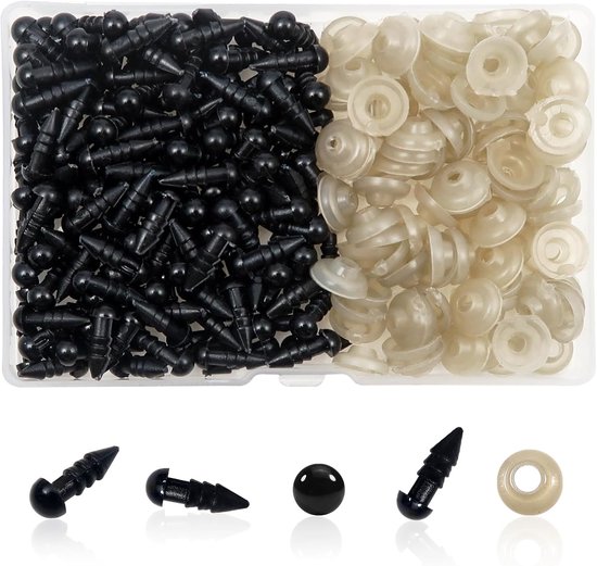 Ogen met ringen 5 mm plastic haaknaalden voor amigurumis poppen maken doe-het-zelf ambachtelijke pluche dieren