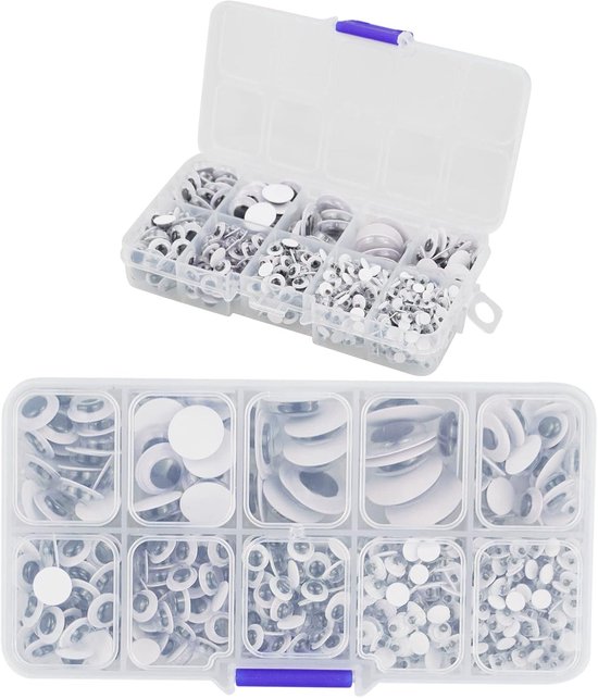 Ogen met Zelfklevende, 4mm tot 18mm Gemengde Verpakking