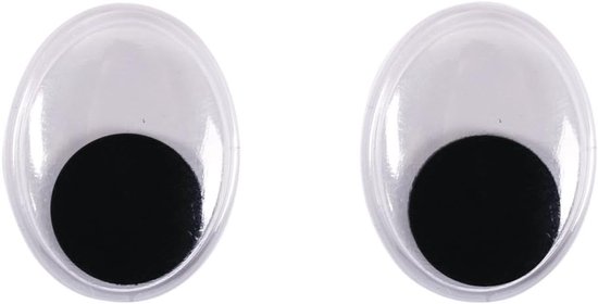 Ogen om te lijmen, ø 18 mm, SB-Btl. 10 stuks, ovaal, 8919400