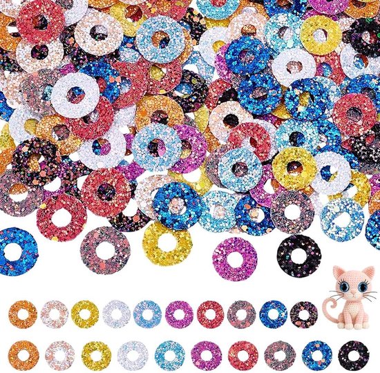 Ogen sluitringen 20 kleuren kunststof oog-achterzijde, knutselogen, opgezette haken ogen sluitringen voor Amigurumi beer