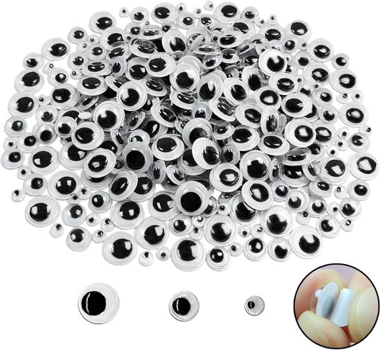 Ogen speelgoed zelfklevend 4 mm -10 mm voor doe-het-zelf scrapbooking accessoires