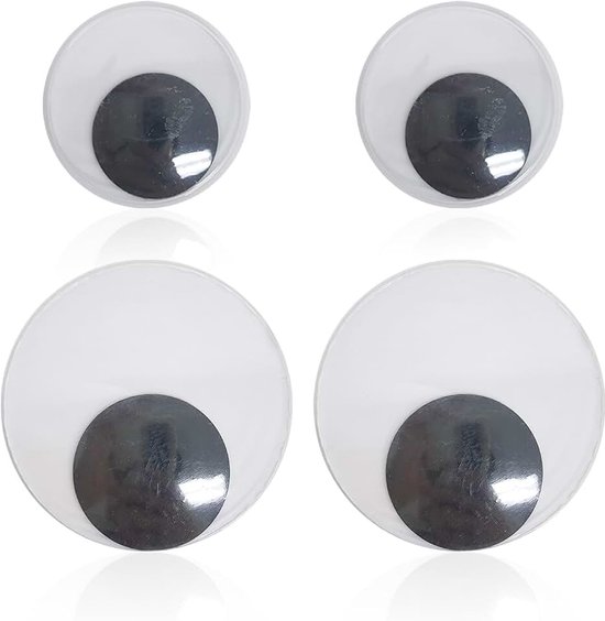 Ogen van kunststof, zelfklevende doe-het-zelf-ogen, ambachtelijke oogstickers, creatieve en interessante decoraties, doe-het-zelf-accessoires, kunnen voor deuren