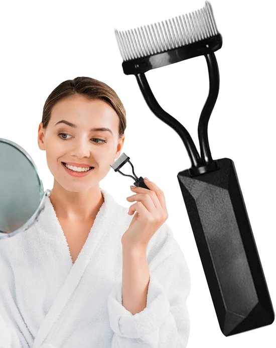 Ogen wimperkam, zwarte mascara-scheider