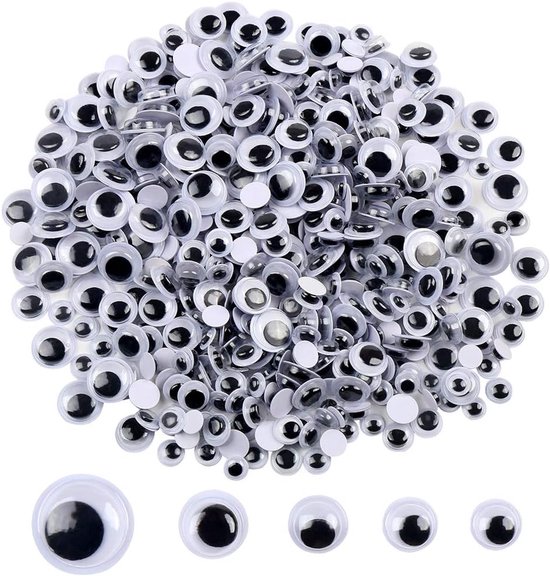 Ogen, zelfklevend, 500 stuks