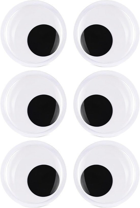 Ogen Zelfklevend, 73MM Ronde Kunststof Knutselen Ogen